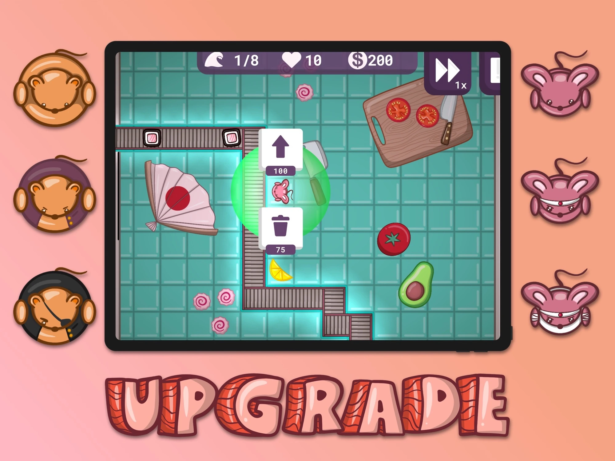 Sushi Bar Tower Defense · App Store 2