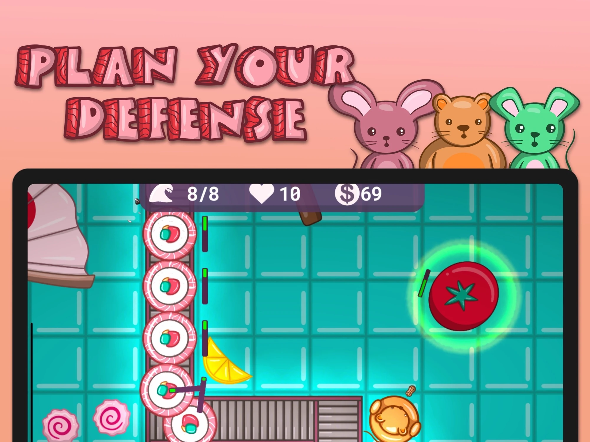 Sushi Bar Tower Defense · App Store 3